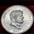 Italian States Kingdom of the Two Sicilies Neapel 120 Grana 1854 Ferdinand II. AU min cleaned
