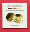 Tschad 3000 Francs CFA 2020 Sachsen-Anhalt - Magdeburger Dom 1/500 Unze Proof in Hartplastik & Zertifikat
