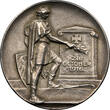 Deutschland Germany Kaiserreich WWI Silvermedal Silbermedaille Tod von Hauptmann Oswald Boelcke His Death 28.10. 1916 NGC AU 58 Matte