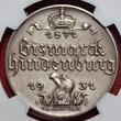 Germany Weimarer Republik Deutschland Silbermedaille Silver Medal 1931-DATED Hindenburg Bismarck Reichsgründer Reichsbeschirmer 60 Jahre Deutsches Reich NGC MS 62 matte