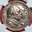 Germany Weimarer Republik Deutschland Silbermedaille Silver Medal 1931-DATED Hindenburg Bismarck Reichsgründer Reichsbeschirmer 60 Jahre Deutsches Reich NGC MS 62 matte