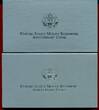 USA 1,50 Dollar 1991 Mount Rushmore Anniversary Coins proof in capsules w. certificates; orig. packaging