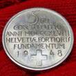 Schweiz Switzerland 5 Franken Liber 1948 100 Jahre schweizerischer Bundesstaat Uncirculated Mintstate matte