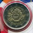 San Marino 2 Euro Gedenkmünze 2012 10 Jahre Euro BU with original packaging