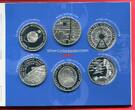 Deutschland 6 x 10 Euro Silbermünzen 2004 Silbergedenkmünzenset mit diversen Motiven proof like in blister with carton