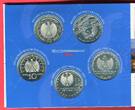 Deutschland 5 x 10 Euro Silbermünzen 2006 Silbergedenkmünzenset mit diversen Motiven prooflike in blister with carton