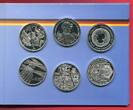 Deutschland 6 x 10 Euro Silbermünzen 2003 Silbergedenkmünzenset mit diversen Motiven proof like in blister with carton