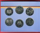 Deutschland 6 x 10 Euro Silbermünzen 2003 Silbergedenkmünzenset mit diversen Motiven proof like in blister with carton