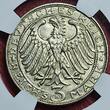 Weimarer Republik Germany 3 Mark 1928 D 400. Todestag von Albrecht Dürer NGC MS 64