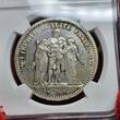 Frankreich France 5 Francs 1848 A 2. Republik Herkulesguppe Paris NGC MS 62