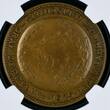 Deutschland Weimarer Republik Germany Bronzemedaille Bronze 1929 Weltfahrt LZ 127 Graf Zeppelin World Tour only one finer by NGC NGC MS 65 BN