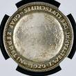 Deutschland Weimarer Republik Germany Silvermedal Silbermedaille 1929 Graf Zeppelin Weltfahrt World Tour LZ 127 Zeppelin, Dürr, and Eckener NGC MS 66