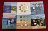 Estland KMS Lot 2011, 2016, 2018, 2022 4 Stück Kursmünzensätze - Konvolut BU official coinsets