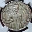 Germany Deutschland Karl Goetz Medaille Silvermedal Silbermedaille 1936-DATED Heinrich I. 936 1000. Todestag First German King First Empire NGC TOP POP NGC MS 65 Matte