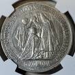 HUNGARY Österreich Ungarn KuK Monarchie 5 Korona 1907 KB 40 Jahre Krönung von Franz Joseph I. ohne UP, Kremnitz NGC AU 58 Toning Spot