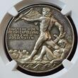 Deutschland Germany Kaiserreich WWI Silvermedal Silbermedaille (1914) Belagerung von TSINGTAU Kiautschau 1914 Finest known to NGC Top Pop NGC MS 65