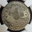 Turkye Türkei (Turkey) 10 Kusush AH1327//7 1915 Mehmed V. 1909 - 1918 el-Ghazi right of Toughra NGC MS 64