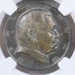 Deutschland Weimarer Republik Germany Silvermedal Silbermedaille 1927-DATED Hindenburg 80. Geburtstag von Hörnlein Sächsische Münze NGC Top Pop NGC MS 64