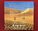 Insel Man, Isle of Man 2 Crowns Silbermünze 2008 The Seven Wonders of the World - mit Sand von den Pyramiden von Gizeh proof with box, carton & coa
