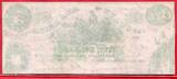 State of Alabama Konföderierte Staaten 5 Dollars Banknote Confederate States of America 5 Dollars The State of Alabama 1864 Plantagen Aufs AU+