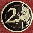 Monaco 2 Euro Gedenkmünze 2013 20 Jahre UN UNO Beitritt L`admission a L`ONU Proof with box, coa & carton