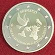 Monaco 2 Euro Gedenkmünze 2013 20 Jahre UN UNO Beitritt L`admission a L`ONU Proof with box, coa & carton