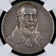 Germany Deutschland Karl Goetz Medaille Silvermedal Silbermedaille 1928-DATED Friedrich Ludwig Turnvater Jahn 150. Geburtstag 1778 NGC MS 62 Matte