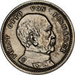 Deutschland Germany Kaiserreich Preußen Silvermedal Silbermedaille 1890-DATED Bismarck 75th Birthday Geburtstag NGC UNC Details matte
