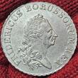 GERMANY Brandenburg Preußen TALER Reichstaler 1786 B Friedrich II. Der Große Frederick The Great Last Year, Breslau AU rev. scr.