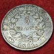 Frankreich France 5 Francs 1811 I Napoleon I. Limoges VF/EF rev patina