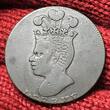 Barbados 1 Penny 1788 Pineapple Penny F/VF toned