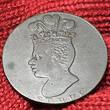 Barbados 1 Penny 1788 Pineapple Penny F/VF toned