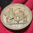 Deutschland Germany Kaiserreich Preußen Bronzemedaille 1859 Alexander von Humboldt Kosmos Fec. H B Loos Dir. Hohes Relieff Ultra high relief AU small scratches Patina brown sm. Spots