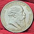 Baden Durlach 5 Mark Silber 1907 Auf den Tod von Großerzog Friedrich I. unc. small scratches