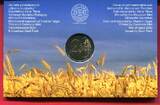 Estland 2 Euro Gedenkmünze 2022 Slava Ukraini unc in coincard