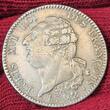 Frankreich France 1792 A Ecu de 6 Livres Constitution Francois Ludwig Louis XVI. 1774 - 1792 USA EF weakly struck cleaned
