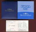 Frankreich 10 Euro Silbermünze 2010 Europa proof in capsule w. certificate & box