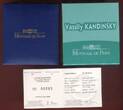 Frankreich, France 10 Euro Silbermünze rechteckig 2011 Vassily Kandinsky Proof partly colorated box & coa, slipcase