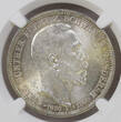 GERMANY Deutschland Schwarzburg Sondershausen 3 Mark 1909 A Tod von Karl Günther, Patina NGC MS 63