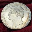 Germany Deutschland Sachsen Saxony Königreich 2 Taler Doppeltaler 1859 Johann 1854- 1873 AU-unc. cleaned min scr.