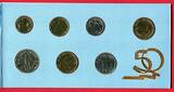 Russland 1 Rubel - 100 Rubel 1995 50 Jahre Kriegsende unc in blister, orig. packaging