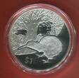 Neuseeland 1 Dollar Silbermünze - 1 OZ Silver Proof Coin 2013 Kiwi Treasures - Tane Mahuta Coin Proof with original packaging