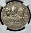 Germany Deutschland Karl Goetz Medaille Silvermedal Silbermedaille 1935-DATED Erste Deutsche Eisenbahn Nürnberg Fürth 1835 NGC MS 62