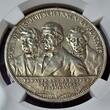 Germany Deutschland Karl Goetz Medaille Silvermedal Silbermedaille 1935-DATED Erste Deutsche Eisenbahn Nürnberg Fürth 1835 NGC MS 62
