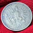 Brandenburg Preußen Königreich Taler Siegestaler 1866 Wilhelm I. Sieg über Österreich Königgrätz EF nice blue toning