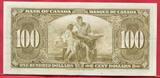 Kanada Canada 100 Dollars Banknote 1937 Sir John A. Macdonald DG, GFT uncirculated