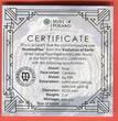 Niue Islands Inseln 2 Dollars 2017 Evolution of Earth - Nummulites - Rhutenium Plating Partly Gilt High Relief BU with box, carton & coa