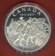 Kanada Canada 100 Dollar CAD Silbermünze - 10 oz Silver Coin 2017 Vimy Ridge - Schlacht von Vimy - WWI Proof with original packaging