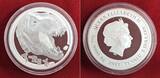 Tuvalu 5 Dollar Silbermünze - 5 oz Silver Proof Coin 2017 T-Rex - Tyrannosaurus Rex - Dinosaurier Proof with box, coa & carton