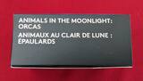 Kanada 30 Dollar Farbmünze - 2 oz Fine Silver Coin 2017 Animals in the Moonlight - Orcas - Münze leuchtet im Dunkeln Glow in the Dark Proof colorated with box, coa & carton